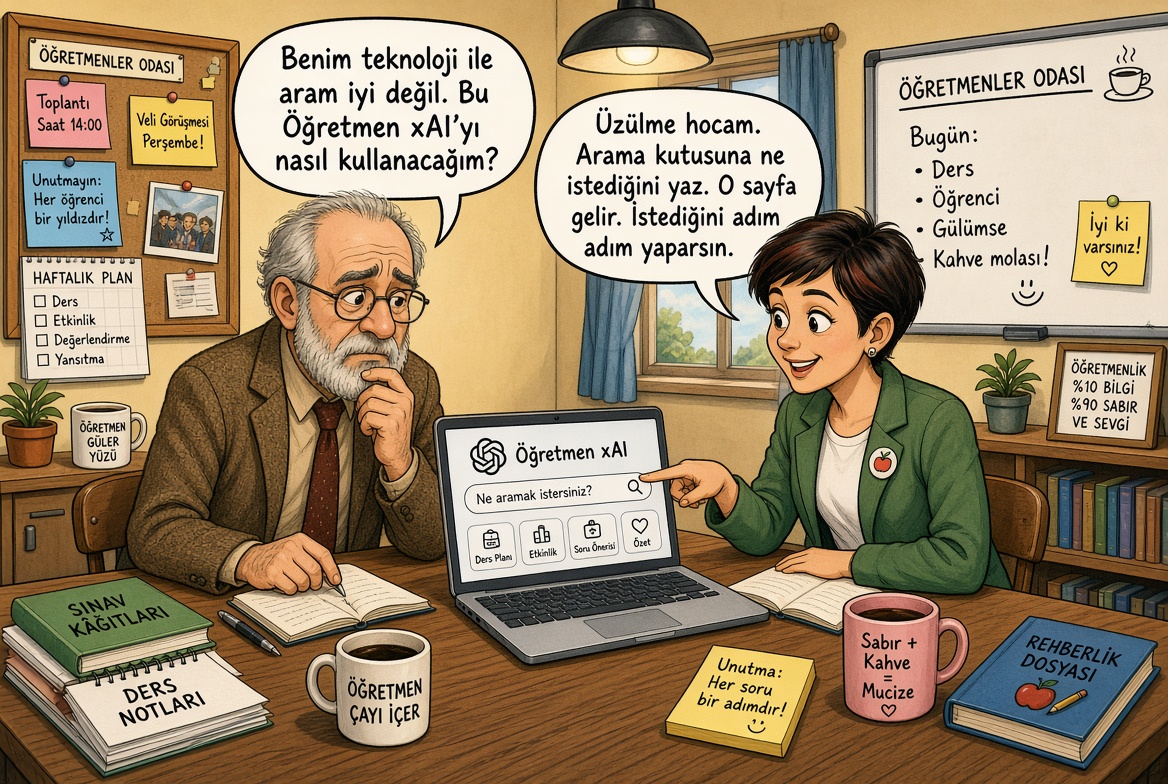 Teknolojiyle arası iyi olmayan öğretmenler için basit arama